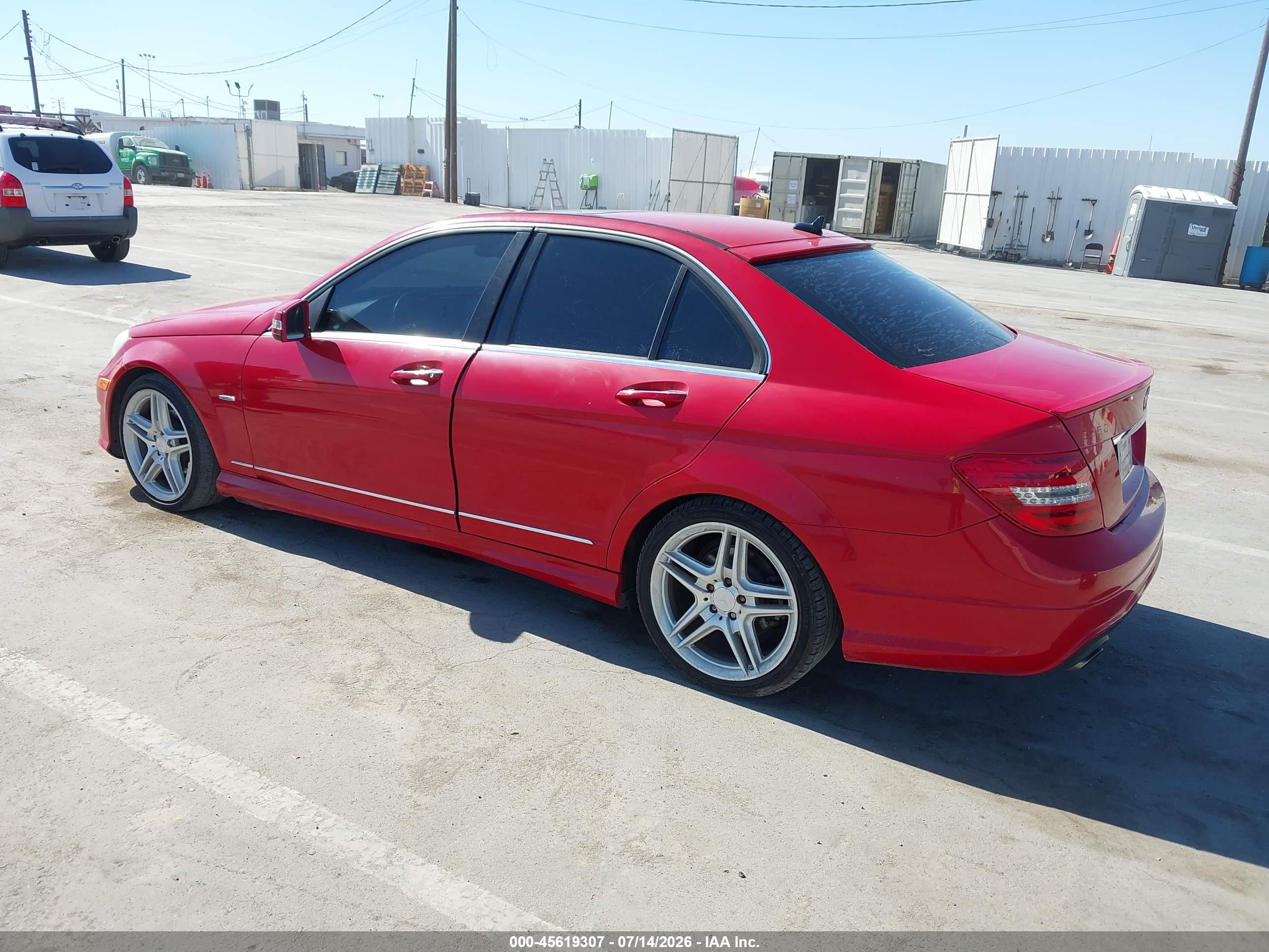 2012 MERCEDES-BENZ C 250 C250