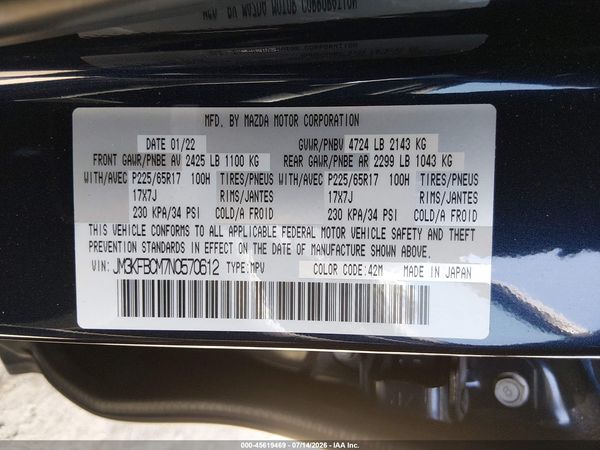 2022 MAZDA CX-5 2.5 S PREFERRED