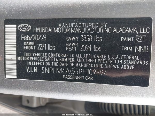 2023 HYUNDAI ELANTRA SEL