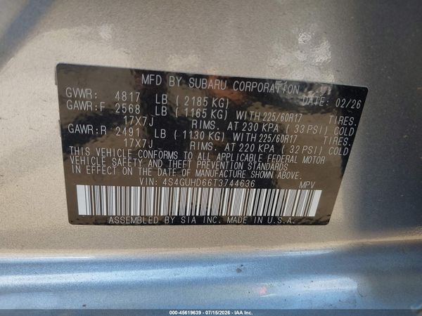 2026 SUBARU CROSSTREK PREMIUM — I9