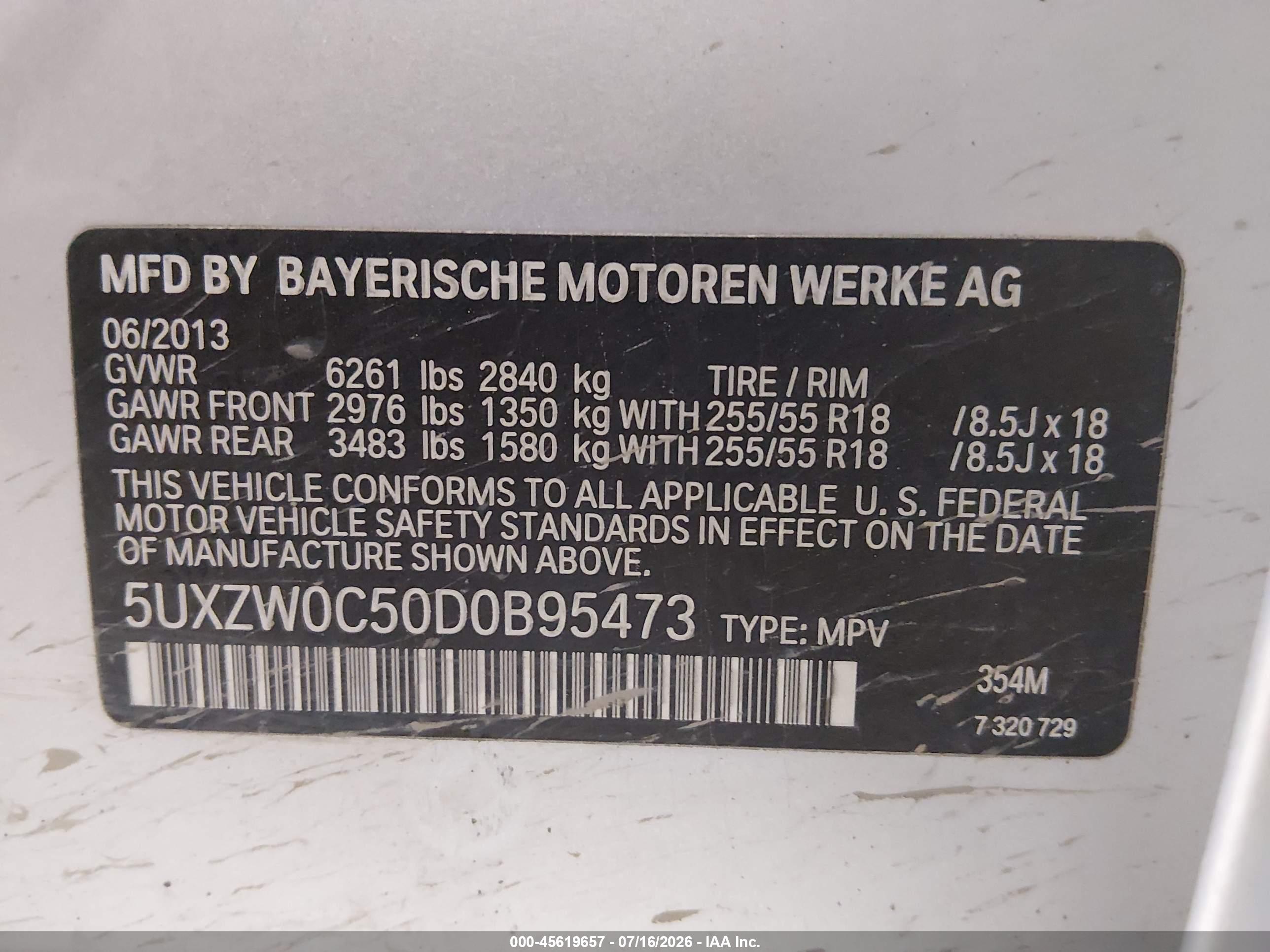 2013 BMW X5 XDRIVE35D