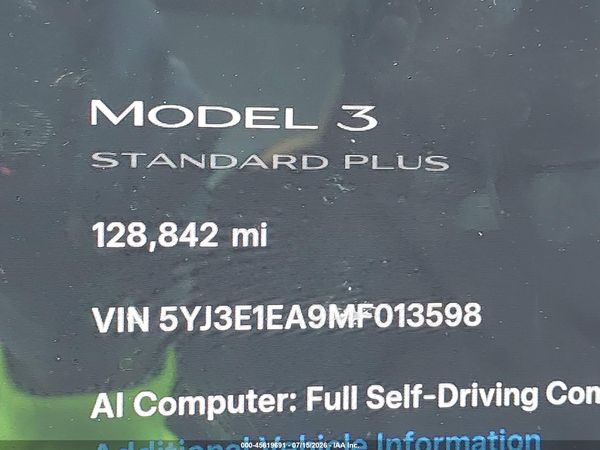 2021 TESLA MODEL 3