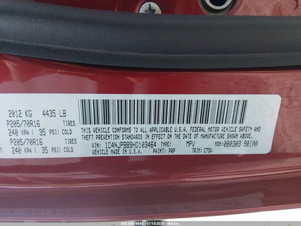 2017 JEEP PATRIOT SPORT