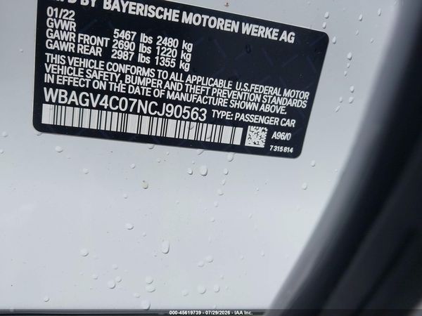 2022 BMW 840 GRAN COUPE I XDRIVE