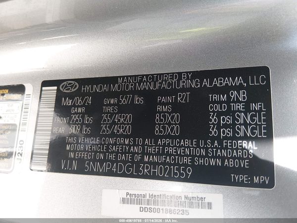 2024 HYUNDAI SANTA FE LIMITED