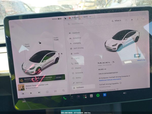 2021 TESLA MODEL 3