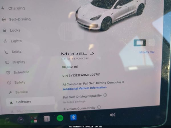 2021 TESLA MODEL 3