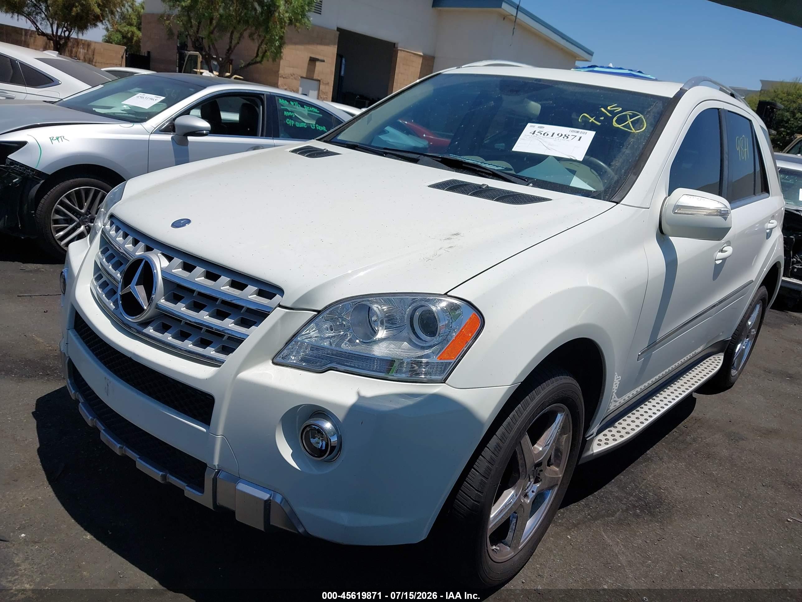 2009 MERCEDES-BENZ ML 550 ML550  4-M