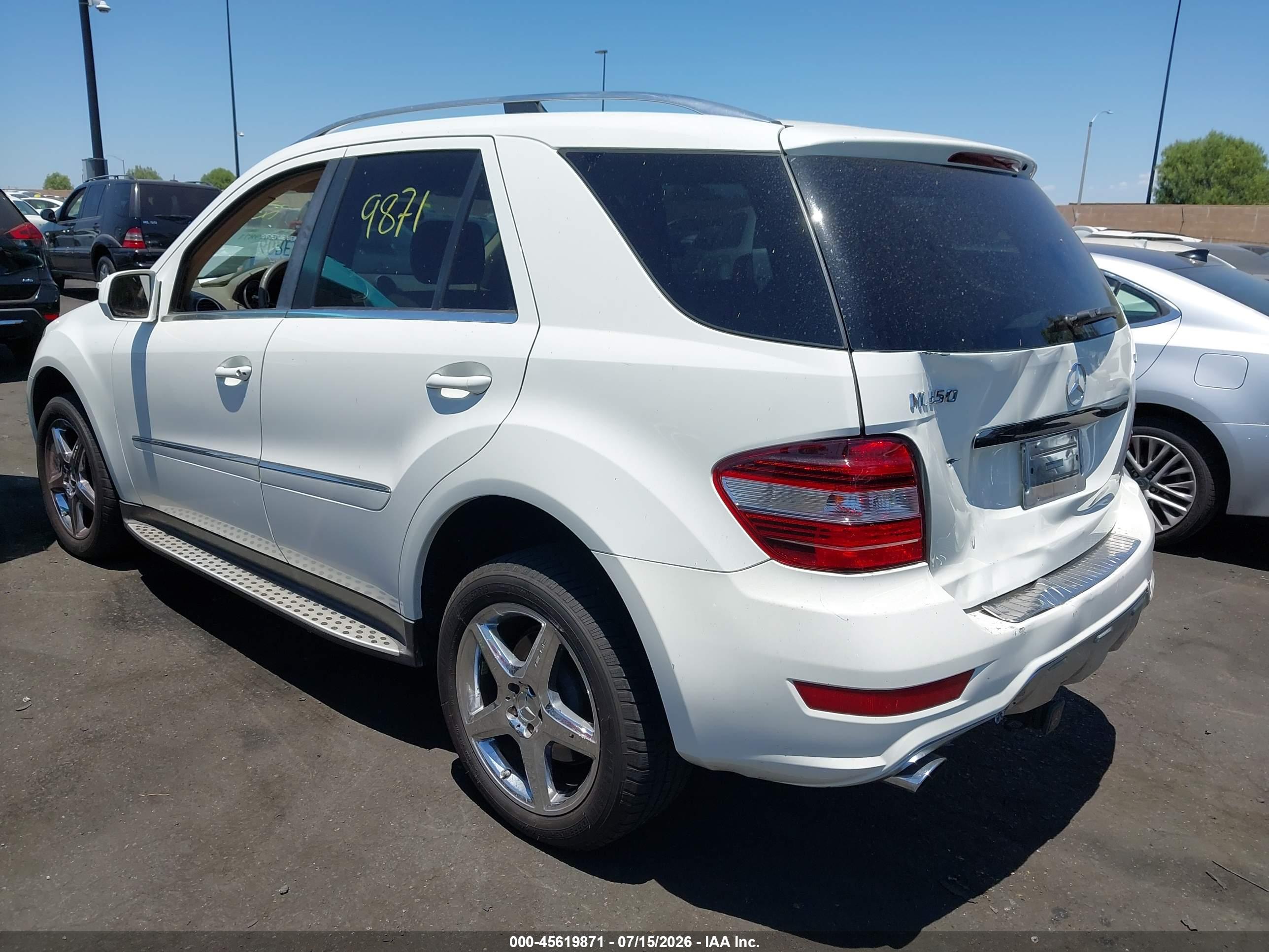 2009 MERCEDES-BENZ ML 550 ML550  4-M