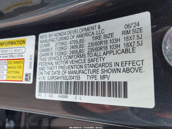 2025 HONDA CR-V EX-L AWD