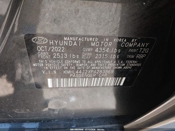 2023 HYUNDAI SONATA SEL PLUS