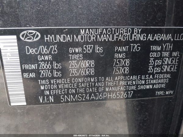 2023 HYUNDAI SANTA FE SEL