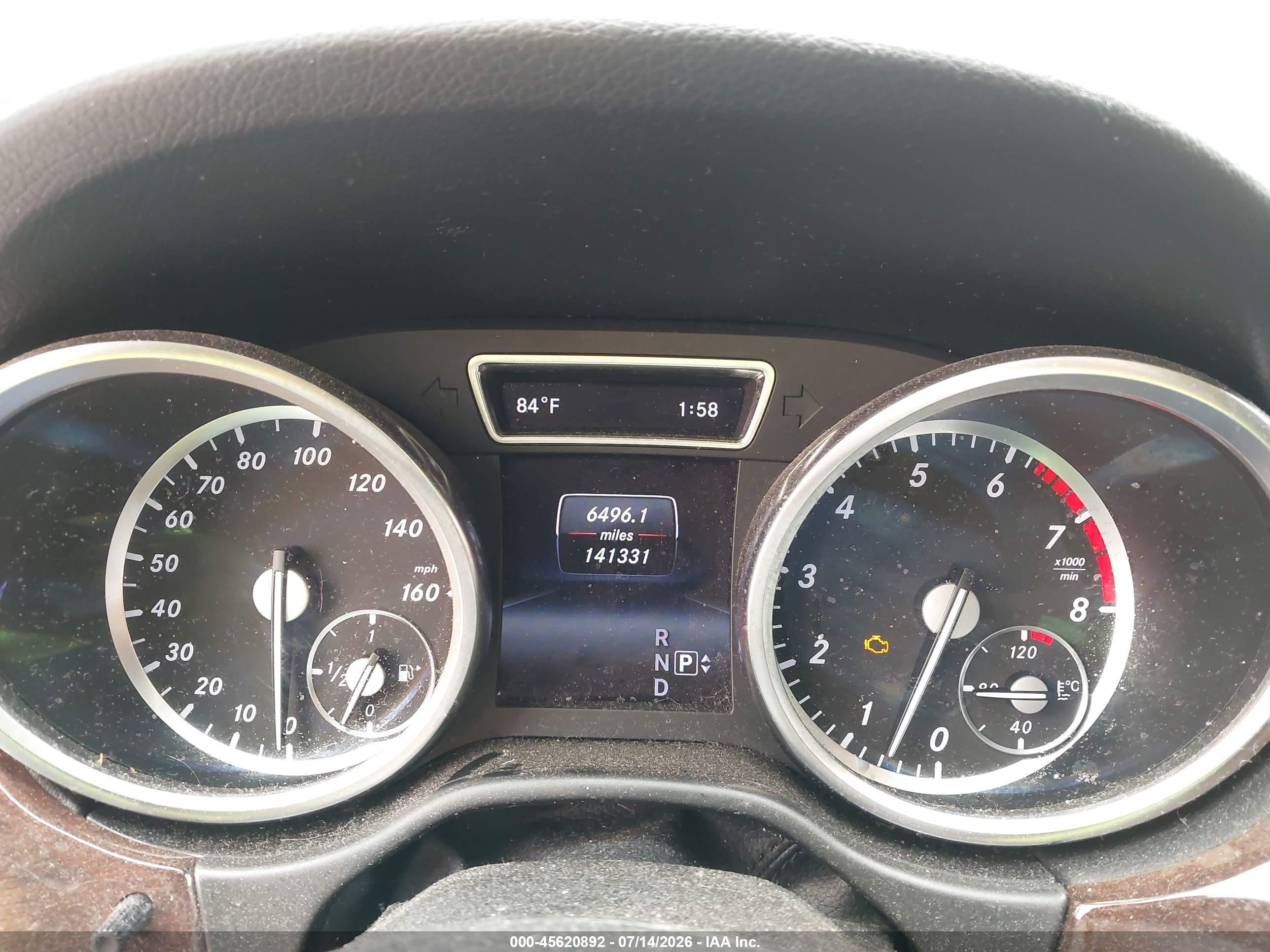 2014 MERCEDES-BENZ ML 350 ML350 4-MATIC