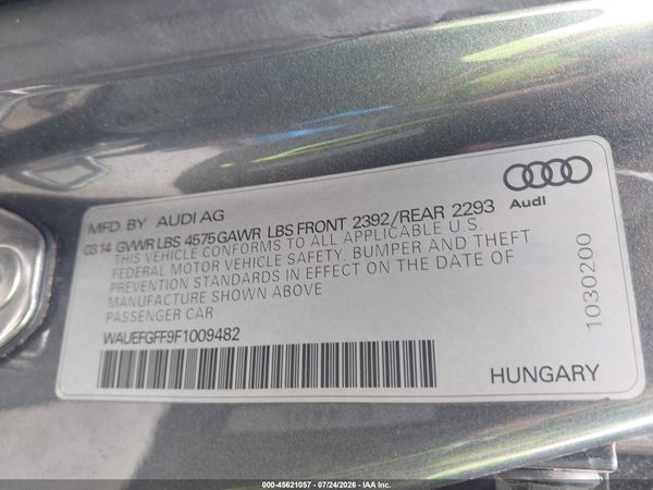 2015 AUDI A3 2.0T PREMIUM