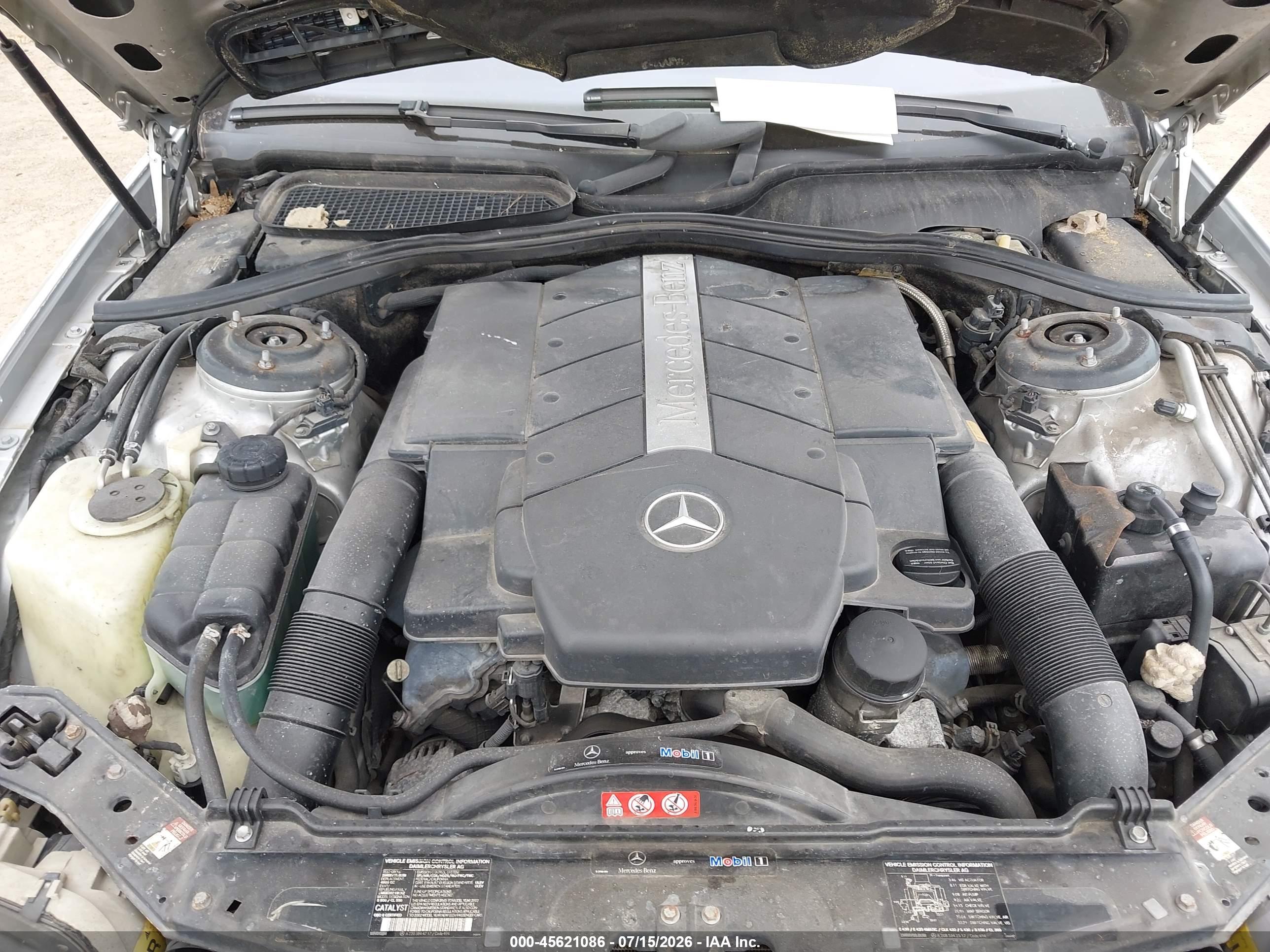 2002 MERCEDES-BENZ CL 500 CL500