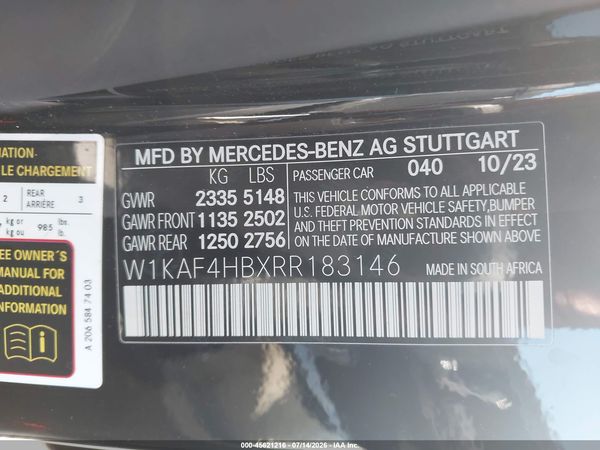 2024 MERCEDES-BENZ C 300