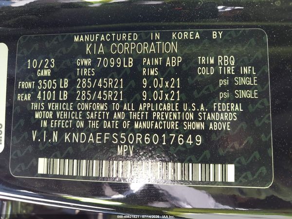 2024 KIA EV9 GT-LINE