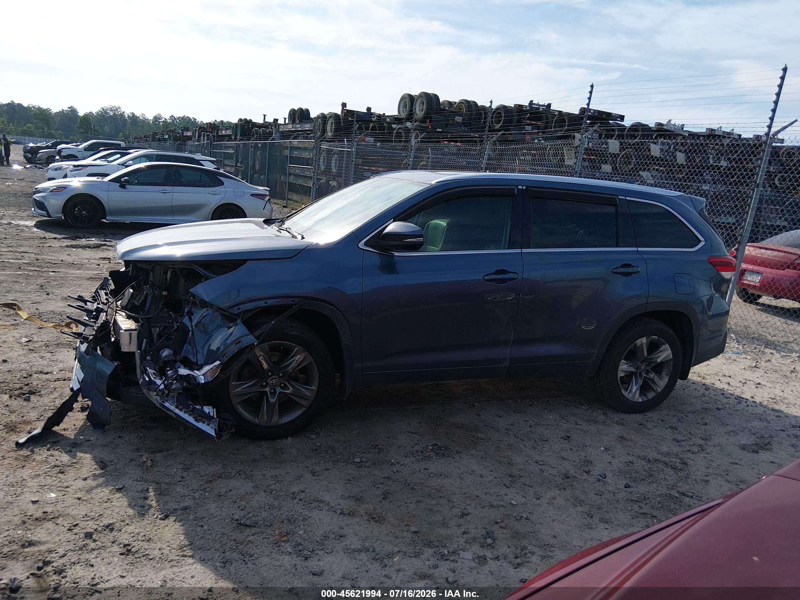 2019 TOYOTA HIGHLANDER LIMITED PLATINUM