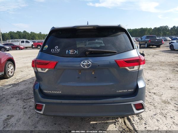 2019 TOYOTA HIGHLANDER LIMITED PLATINUM