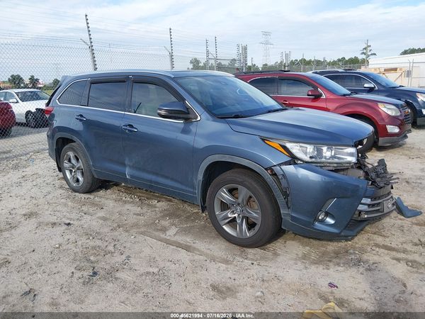 2019 TOYOTA HIGHLANDER LIMITED PLATINUM