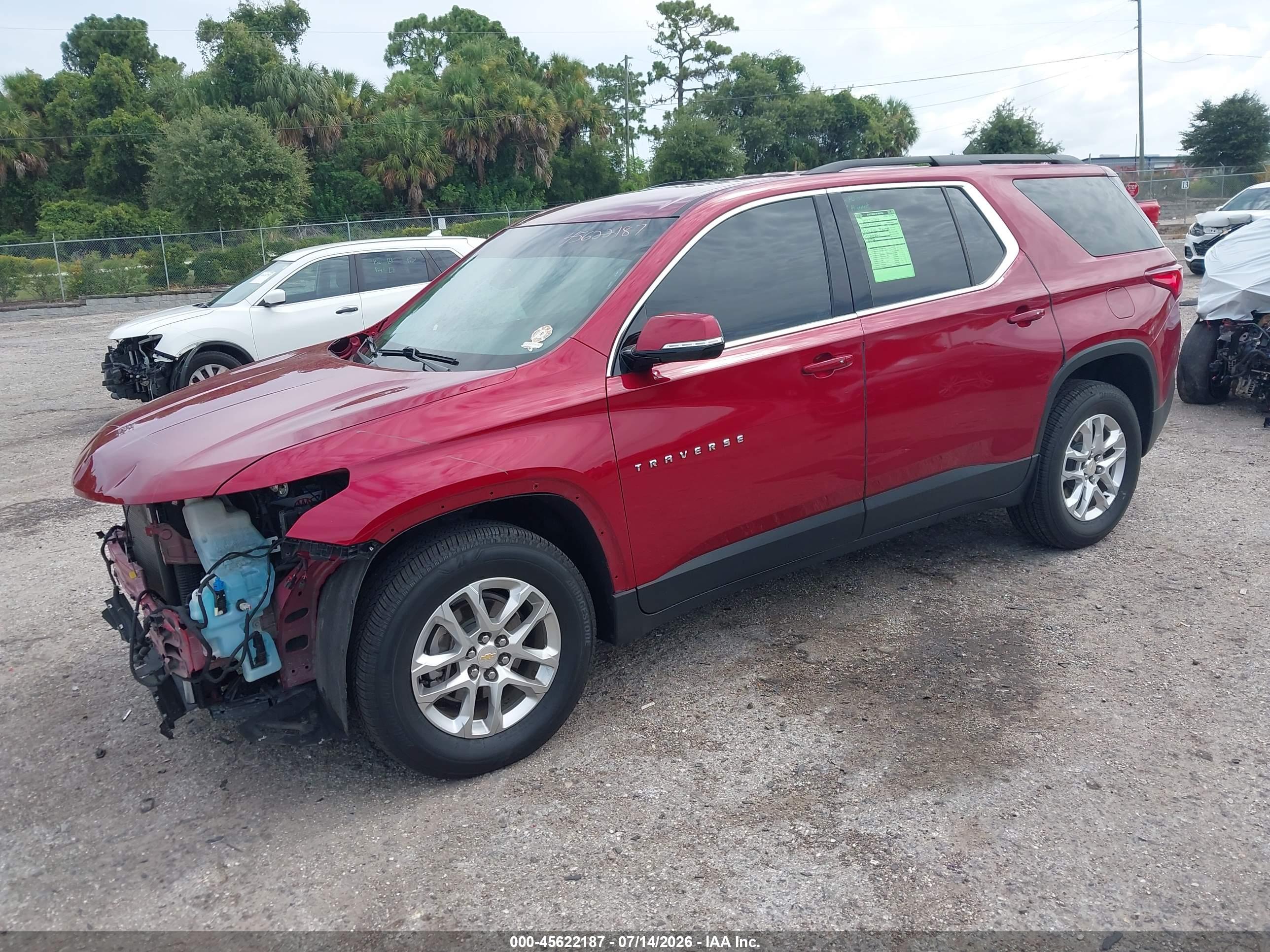 2019 CHEVROLET TRAVERSE 3LT — I2