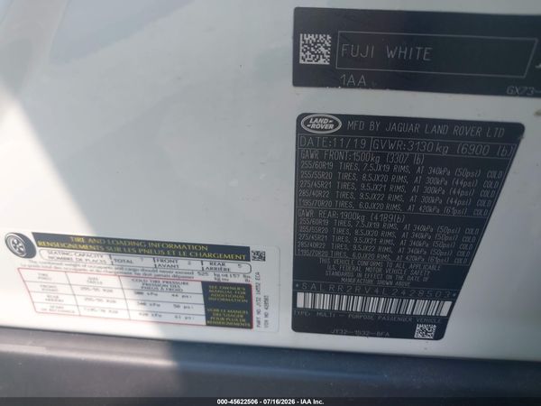 2020 LAND ROVER DISCOVERY HSE