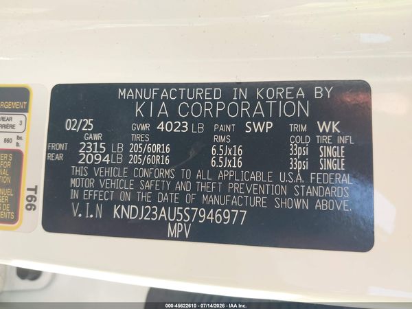 2025 KIA SOUL LX