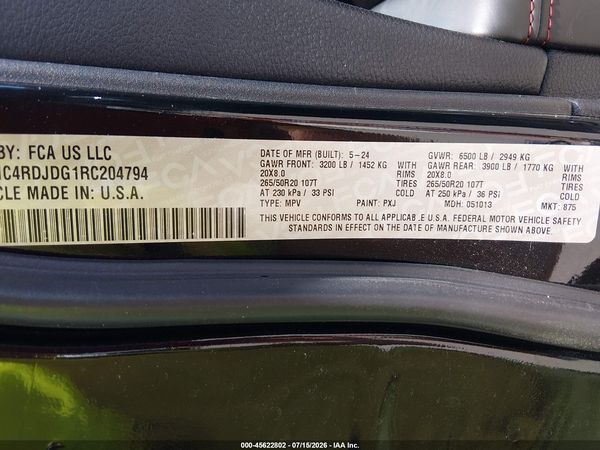 2024 DODGE DURANGO GT PLUS AWD
