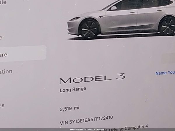 2026 TESLA MODEL 3 — I7