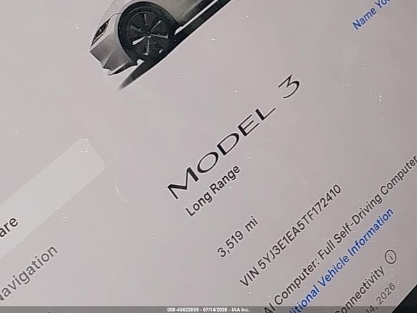 2026 TESLA MODEL 3 — I118