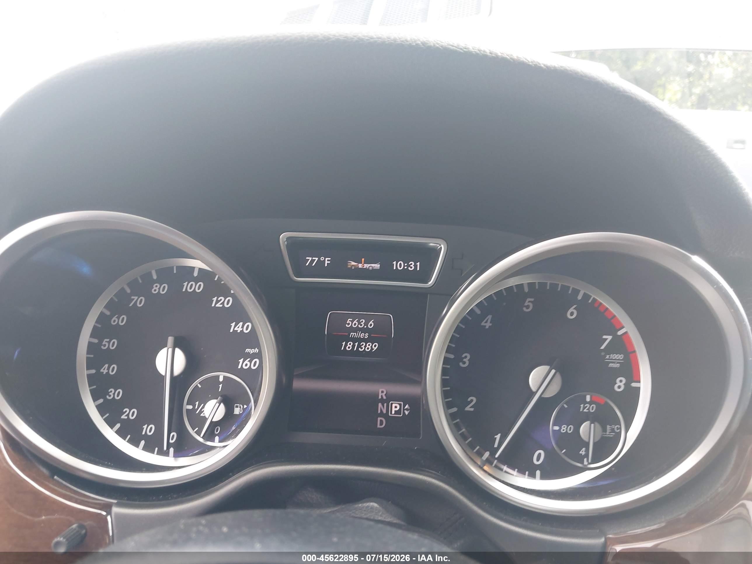 2013 MERCEDES-BENZ ML 350 ML350