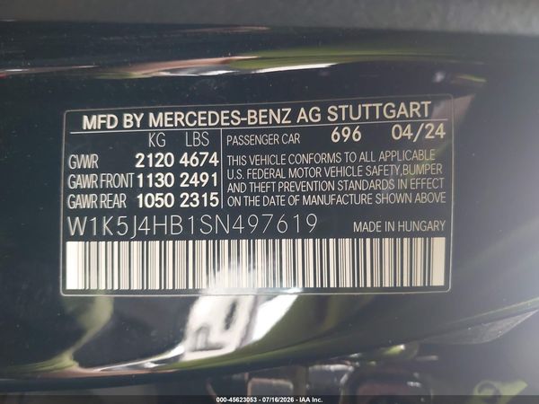 2025 MERCEDES-BENZ CLA 250 COUPE 4MATIC