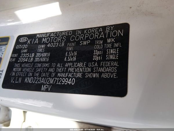 2021 KIA SOUL S