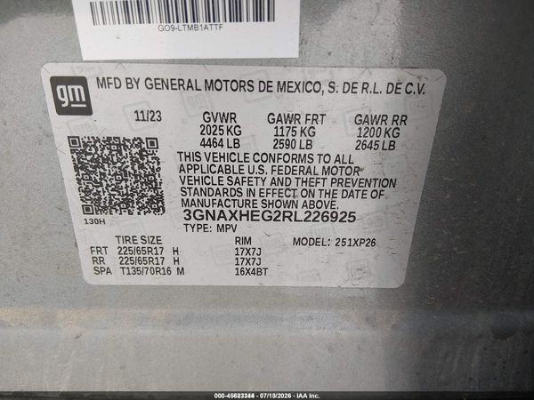 2024 CHEVROLET EQUINOX FWD LS — I9