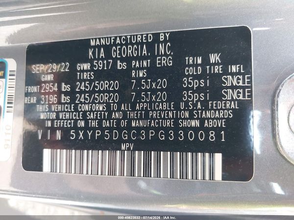 2023 KIA TELLURIDE SX PRESTIGE