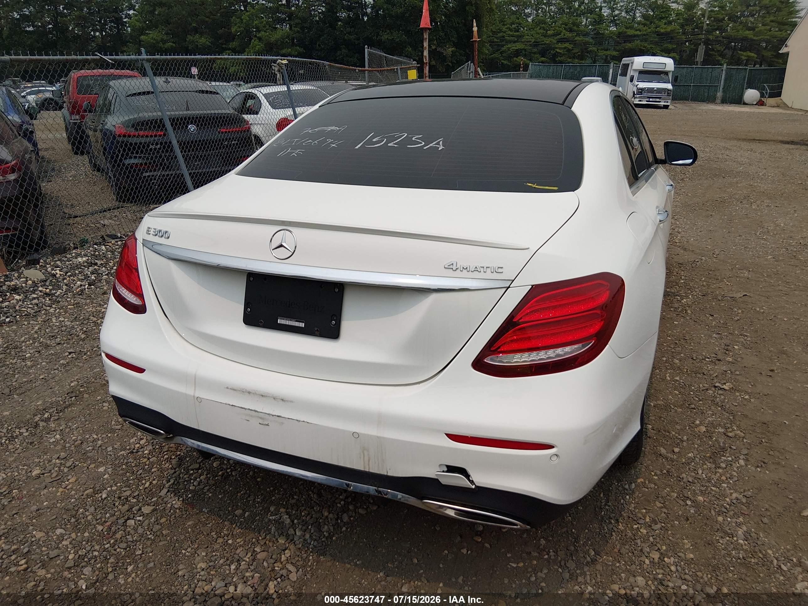 2019 MERCEDES-BENZ E 300 4MATIC