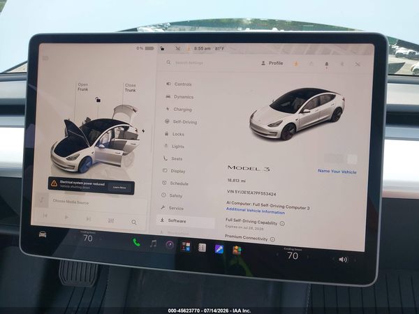 2023 TESLA MODEL 3 REAR-WHEEL DRIVE