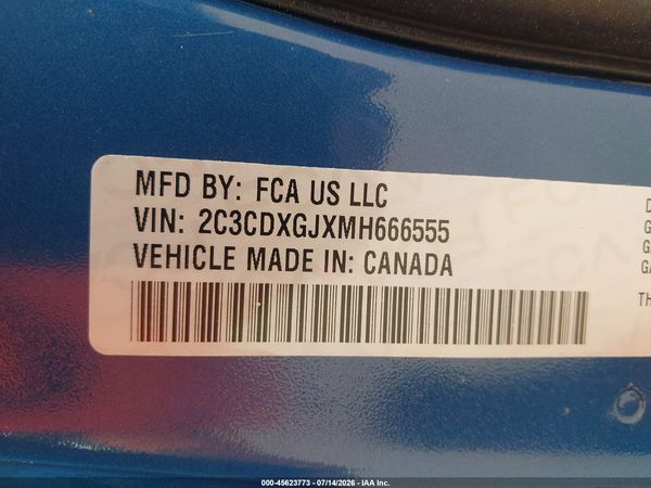 2021 DODGE CHARGER SCAT PACK RWD