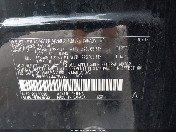 2018 TOYOTA RAV4 XLE