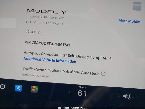 2023 TESLA MODEL Y