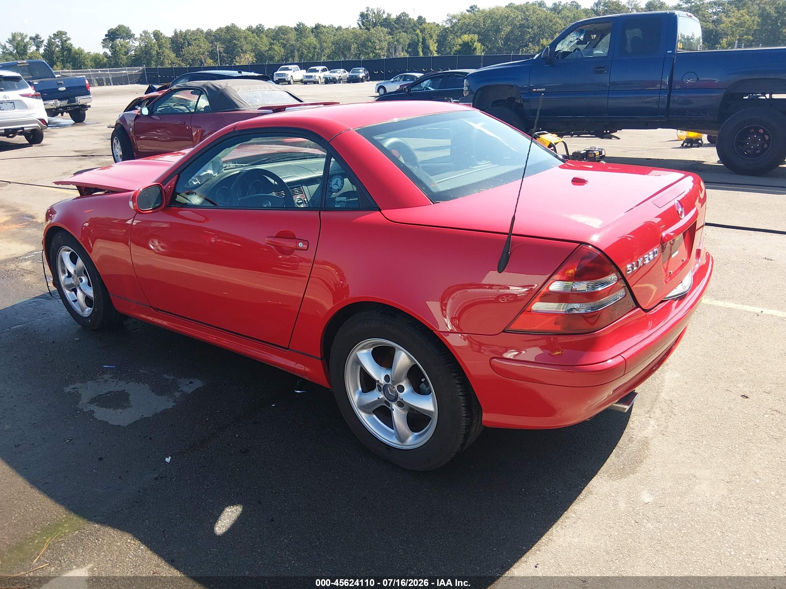 2001 MERCEDES-BENZ SLK 320