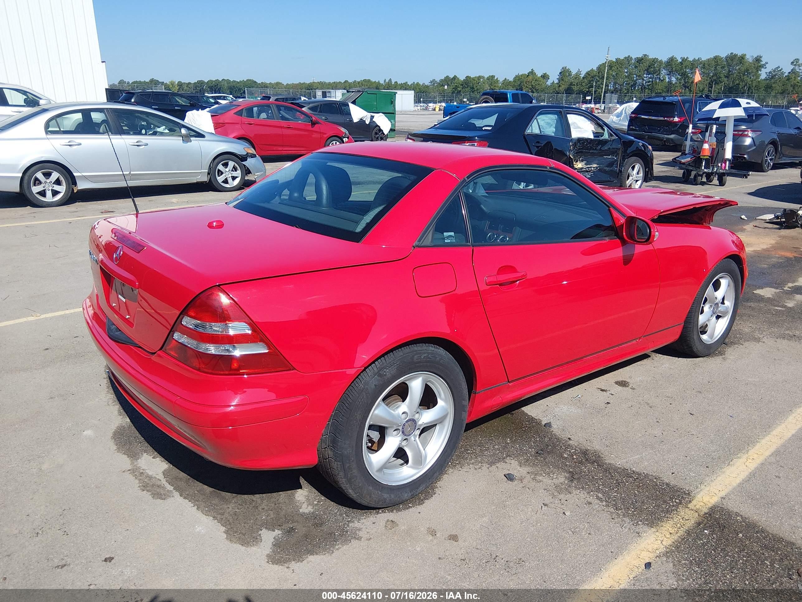 2001 MERCEDES-BENZ SLK 320