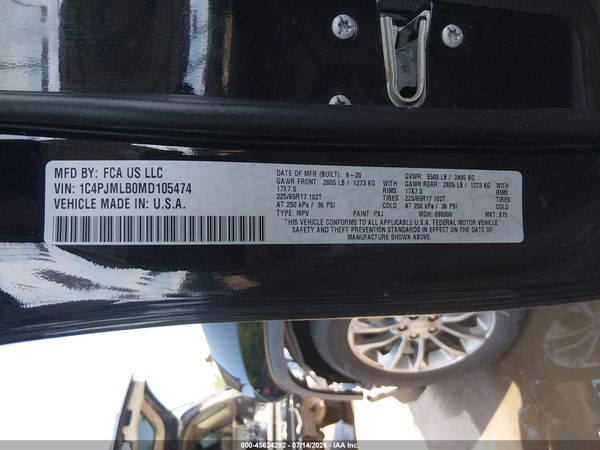 2021 JEEP CHEROKEE LATITUDE PLUS 4X4