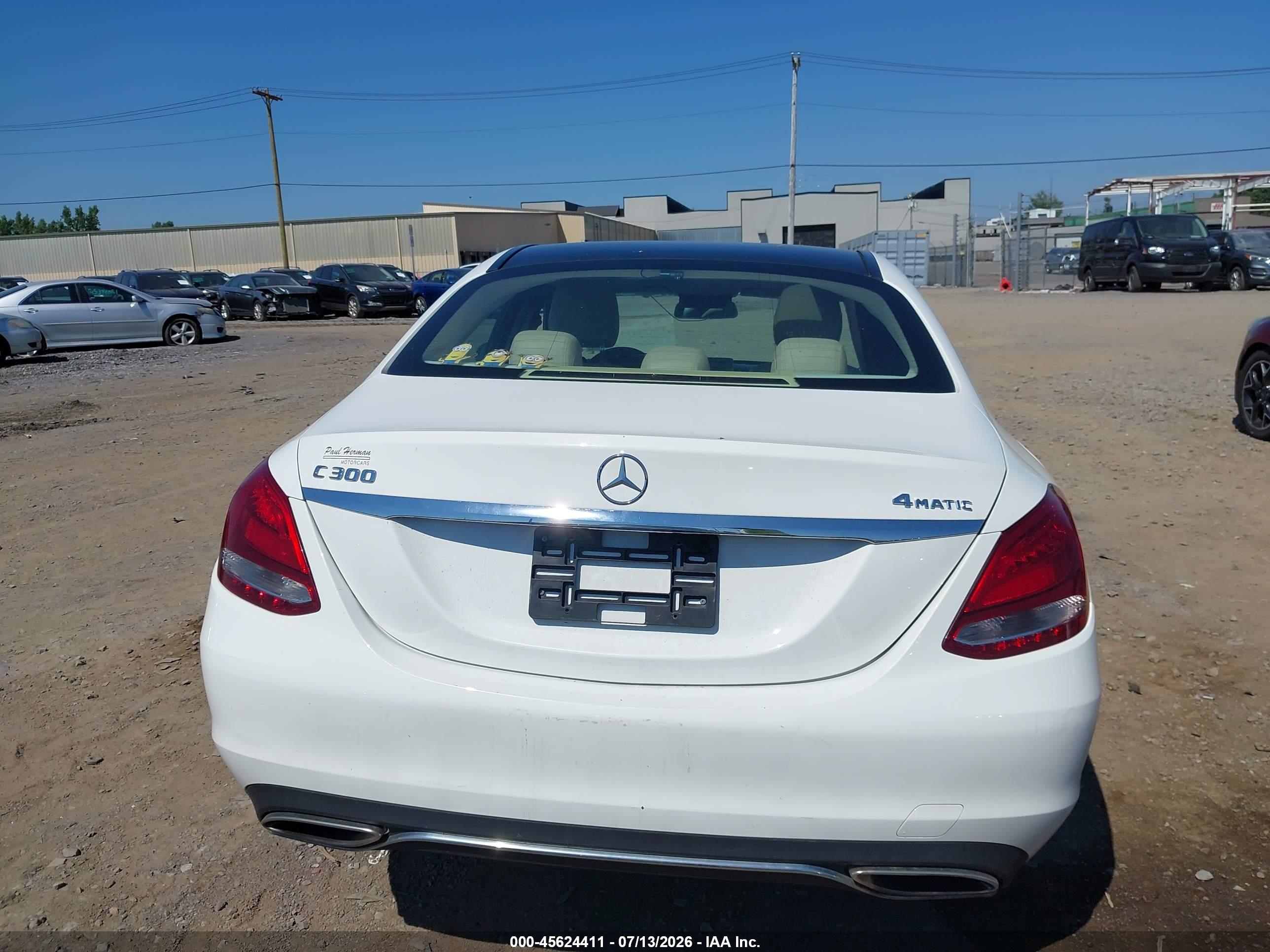 2017 MERCEDES-BENZ C 300 4MATIC