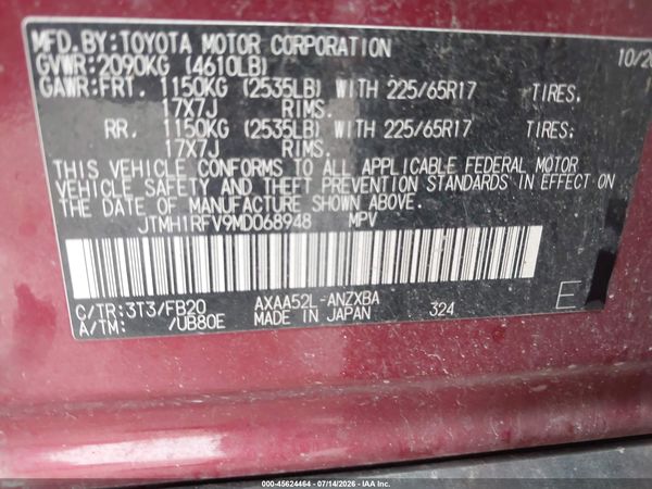2021 TOYOTA RAV4 LE