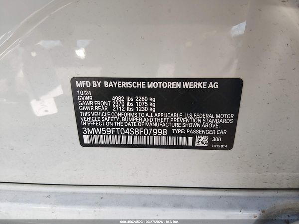 2025 BMW M340I