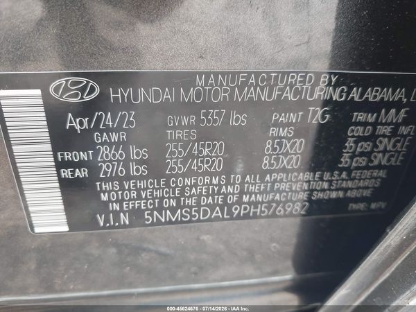 2023 HYUNDAI SANTA FE CALLIGRAPHY