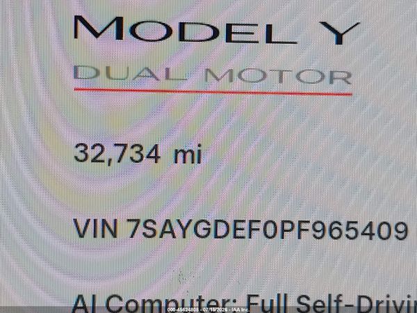 2023 TESLA MODEL Y