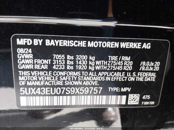 2025 BMW X5 PHEV XDRIVE50E