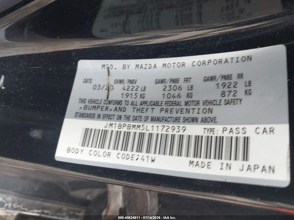 2020 MAZDA MAZDA3 PREFERRED PACKAGE